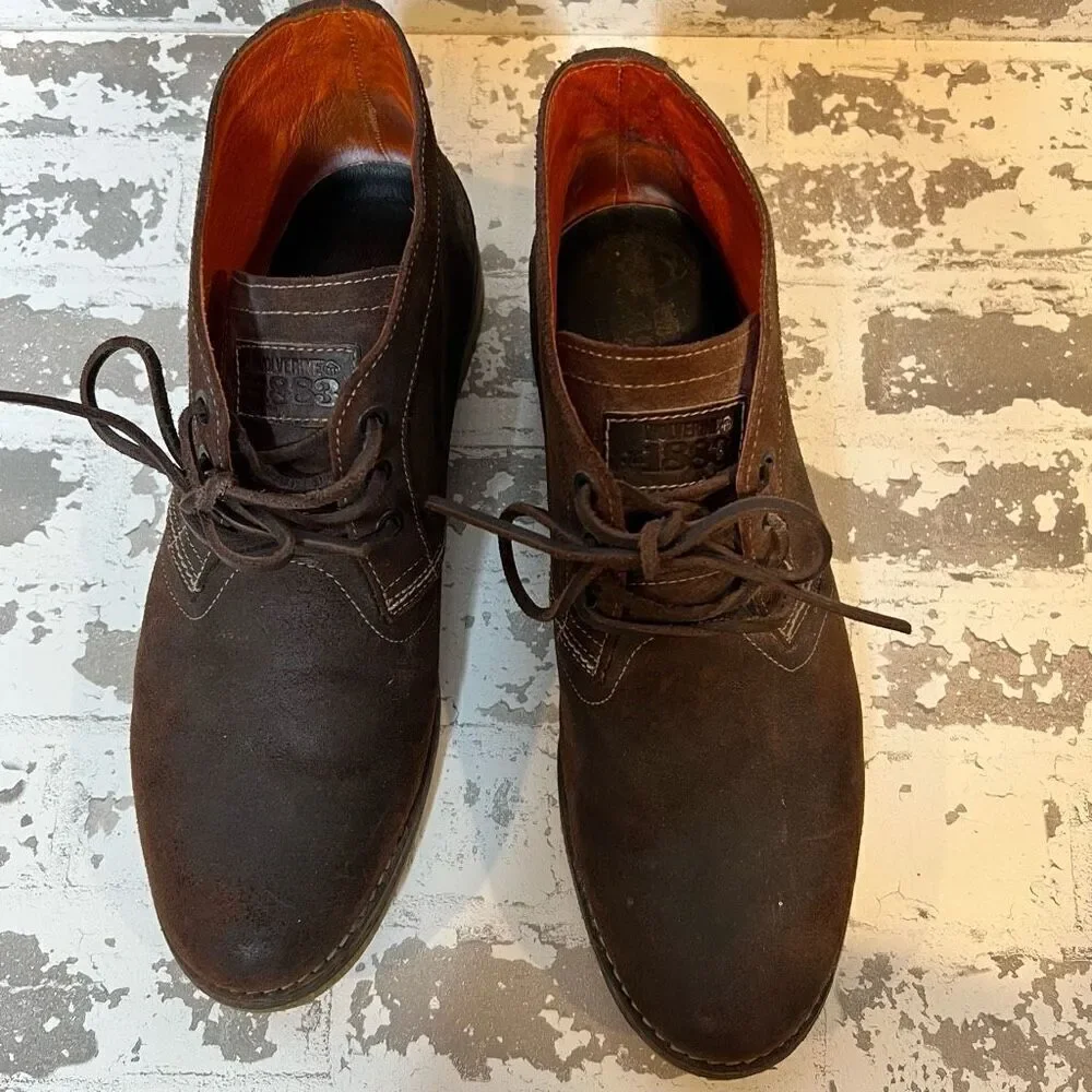 Wolverine leather shoes